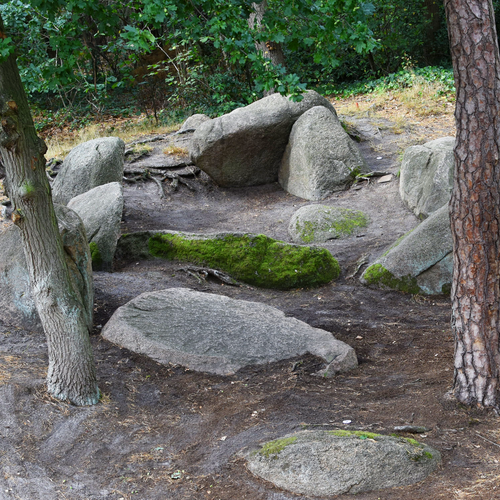 Die Kleinen Sloopsteene bei Lotte-Halen (Foto: Altertumskommission/Klinke).